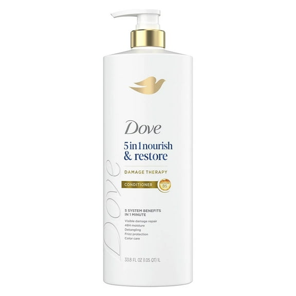 Dove Nourish & Restore 5-in-1 Conditioner, 33.8 Fluid Ounce