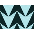 thumbnail image 1 of Ahgly Company Indoor Rectangle Patterned Deep Teal Green Area Rugs, 2' x 5', 1 of 6