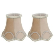 Small Lamp Shades 2pcs Lightshade Small Bell Shape Chandelier Clip On Lamp Shade Apricot