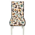thumbnail image 7 of TSOVTHRID Dachshund Dog Paw Floral Print Dining Chair Cushion Covers Quilted Non-Slip Chair Seat Slipcovers Universal Seat Covers with Elastic Band for Home, Kitchen, Set of 4, 7 of 7