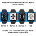 thumbnail image 3 of Protector De Pantalla Compatible Con Apple Watch Series 4/5/6/Se Protección Completa Pc Shell + Película Templada Cubierta Protectora Integrada Accesorios Smartwatch Inevent VI011967-02, 3 of 6
