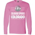 thumbnail image 3 of Inktastic Colorado Springs Colorado Mountains Long Sleeve T-Shirt, 3 of 5