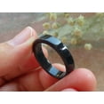 thumbnail image 4 of Certified Black Burma 100% Natural A JADE Jadeite Circle RING USA. 9 RING 590776 TN, 4 of 9
