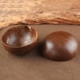 thumbnail image 3 of KAKOWELY Coconut Bowl 1 Set 4Pcs Bowl and Spoon Kit Premium Coconut Bowl and Spoon Coconut Shell Bowl for Dessert Salad (Bowl Spoon for Each 2Pcs Assorted Color), 3 of 4