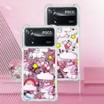 thumbnail image 6 of Phone Case for Xiaomi Poco X4 Pro 5G,Crystal Bling Quicksand Effect TPU Bumper Case with Four Corners Drop Protection Cover for Xiaomi Poco X4 Pro 5G,YBDT Pink Horse, 6 of 6