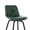 Green, variant on ClinQ 26 inch Swivel Counter Height Bar Stool Set of 3, Faux Leather Seat with Metal Legs and Back, White