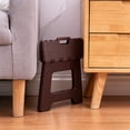 thumbnail image 4 of Folding Plastic Step Stool Heavy Duty Portable Non Slide Stool For Kids Adults Home Camping Outdoor Use, 4 of 6