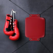 IBASETOY Punching Wall Pad 1Pack Red PU for Wall Mounted Target and Safety Protection