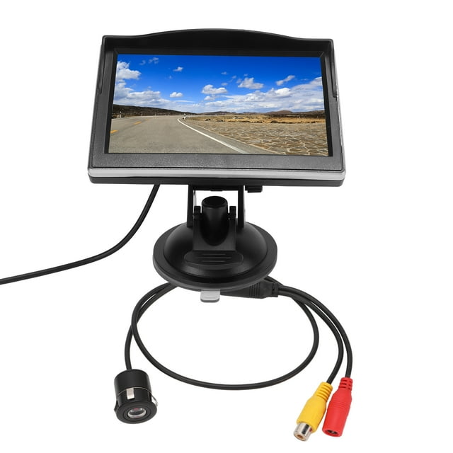 5in , Clear Screen, 2 Video Input, High Definition, Weatherproof, Wide View, Suction Cup Mounts, Ideal for Large Vehicles