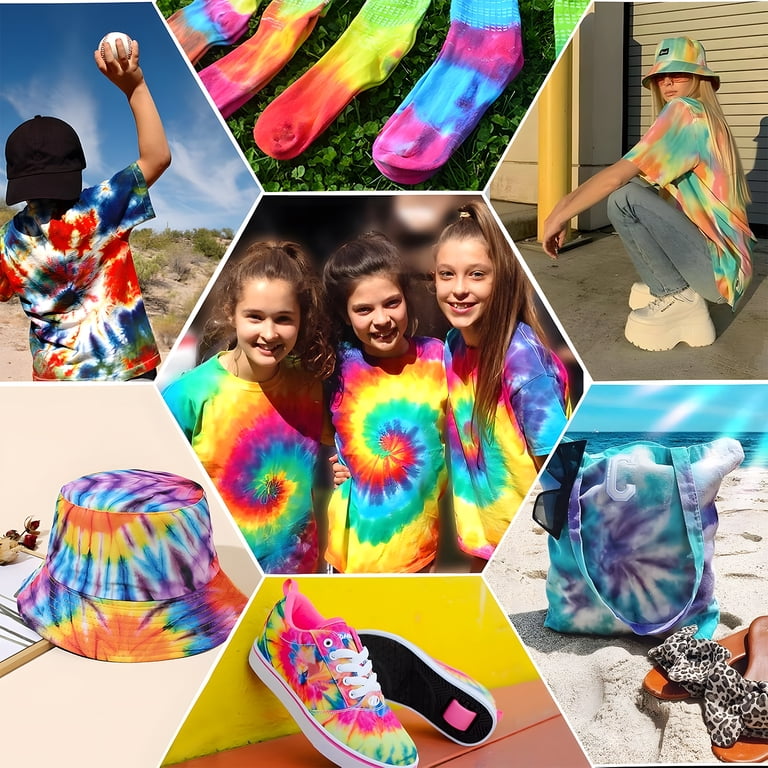 CandWuom Tie Dye Kit, 32 Vibrant Colors, 231-Piece Set photo 7
