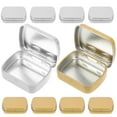 thumbnail image 4 of OFFIGAM 10Pcs Portable Rectangular Iron Tin Box for Jewelry Candy Storage, 4 of 8
