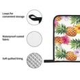 thumbnail image 4 of Cauagu Hawaiian Pineappl Print Oven Mitts and Pot Holders 4 pcs Set,Extra Thicken Long Kitchen Oven Glove Potholders BBQ Gloves-Oven Mitts and Pot Holders(11 Inch), 4 of 6