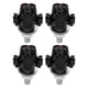 thumbnail image 1 of Tornillos de matrícula universales para motocicleta M6 de Unique Bargains, cubierta de 38 mm, kit de tornos de matrícula antirrobo de aleación de aluminio negro, 4 piezas, 1 of 6