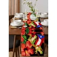 thumbnail image 2 of Hokiten Table Runners 72 Inches Long Dress Scarves, Puerto Rico Flag Farmhouse Kitchen/Dining Table Runner, Coffee Tablerunners, Frog Red Flower Summer Leaf 13x72 Inch, 2 of 7