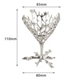 thumbnail image 4 of TISHITA Metal Ball Stand Rack Craft Support Glass Ball Holder Base for Living Room Table Argent Small L, 4 of 6