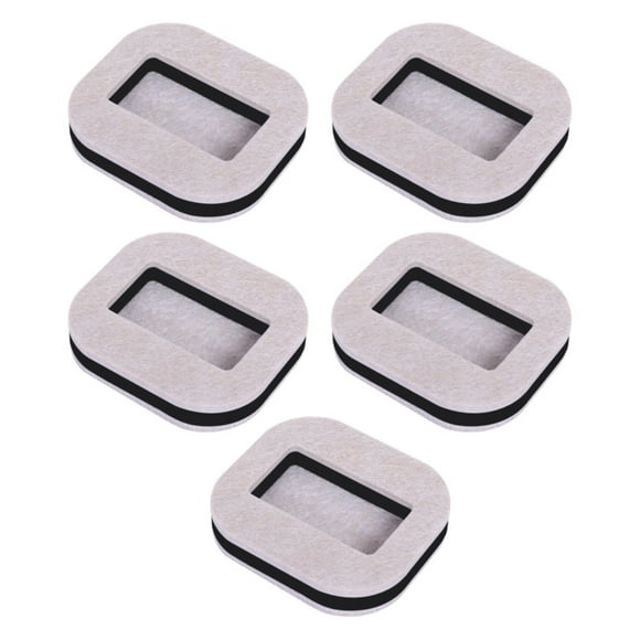 BKBP 5-Piece Furniture Caster Wheel Cups Heavy Duty Floor Protectors, Non-Slip Chair Bed Leg Stoppers Prevent Sliding Scratches Hardwood Surface Guards