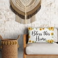 thumbnail image 2 of Sunflower Summer Throw Pillow Cover, Blessed This Home Pillow Cover Housewarming Gift New Home Waist Pillowcase for Bed Couch, Inspirational Gifts Living Room Bedroom Decor Cushion Cover -07, 2 of 5