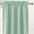 thumbnail image 3 of Energy Efficient Rod Pocket Solid Curtain Panel Thermal Insulation Blackout Curtain for Bedroom Living Room Kitchen,42" x 54",One Panel, 3 of 8
