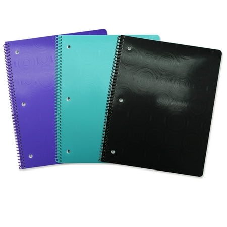 U Style Groovy 1 Subject Notebook, 80 Sheets, College Rule, Colors Vary