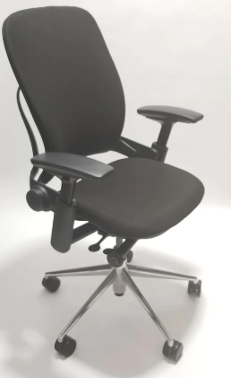 steelcase leap v2 polished aluminum