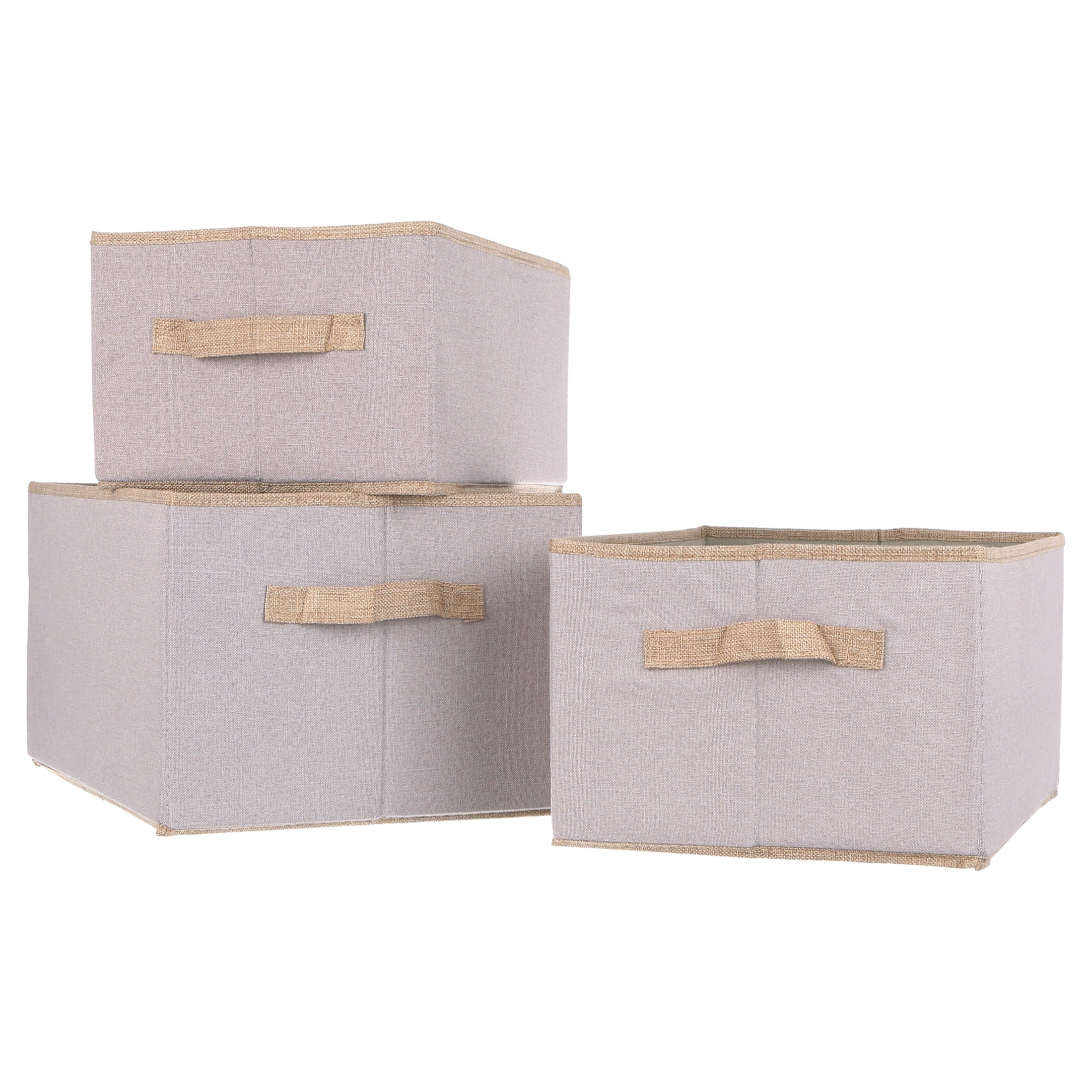 Urban Shop Linen Storage Bins (Set of 3)