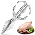 thumbnail image 5 of pdqouc Poultry Shears Kitchen Scissors For With Ergonomic Handle Japanese High Cooking Scissors For Kitchen Chicken Meat Seafood Bone Cutting 4.13 x 9.25 Inch, 5 of 9