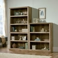 thumbnail image 2 of Sauder Select 5 Shelf Wood Bookcase in Lintel Oak Finish, 2 of 10