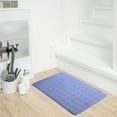 thumbnail image 5 of PYPESEEWY Warehouse Extra Soft and Absorbent Microfiber Bath Rugs Floor Tape for Rugs Bath Mat Microfiber Bathroom Rugs Washable and Dryer Safe Toilet Bath Mat U Shaped Leaf Bath Rug, 5 of 5