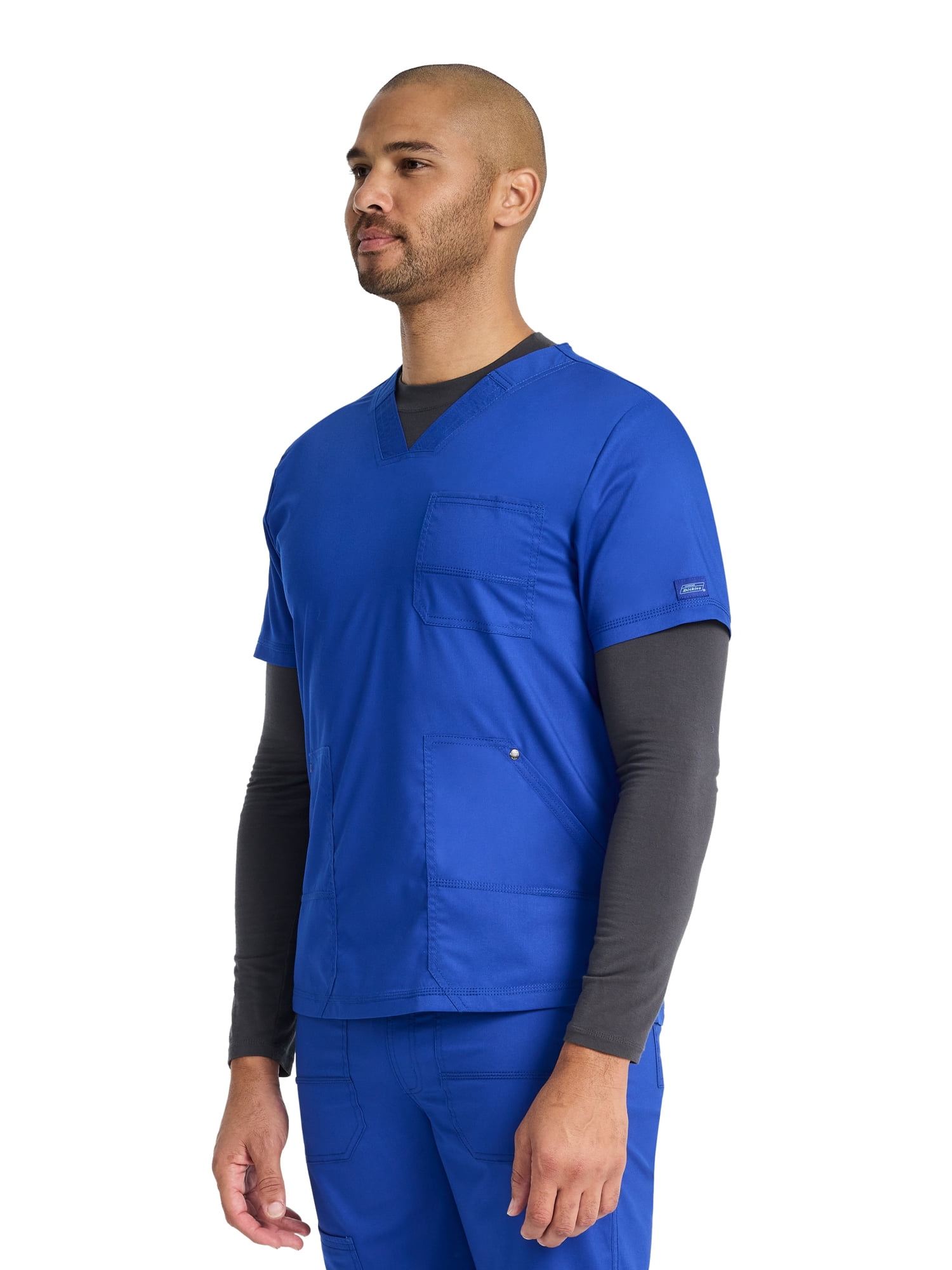 Genuine Dickies Men's Stretch V-Neck Scrub Top