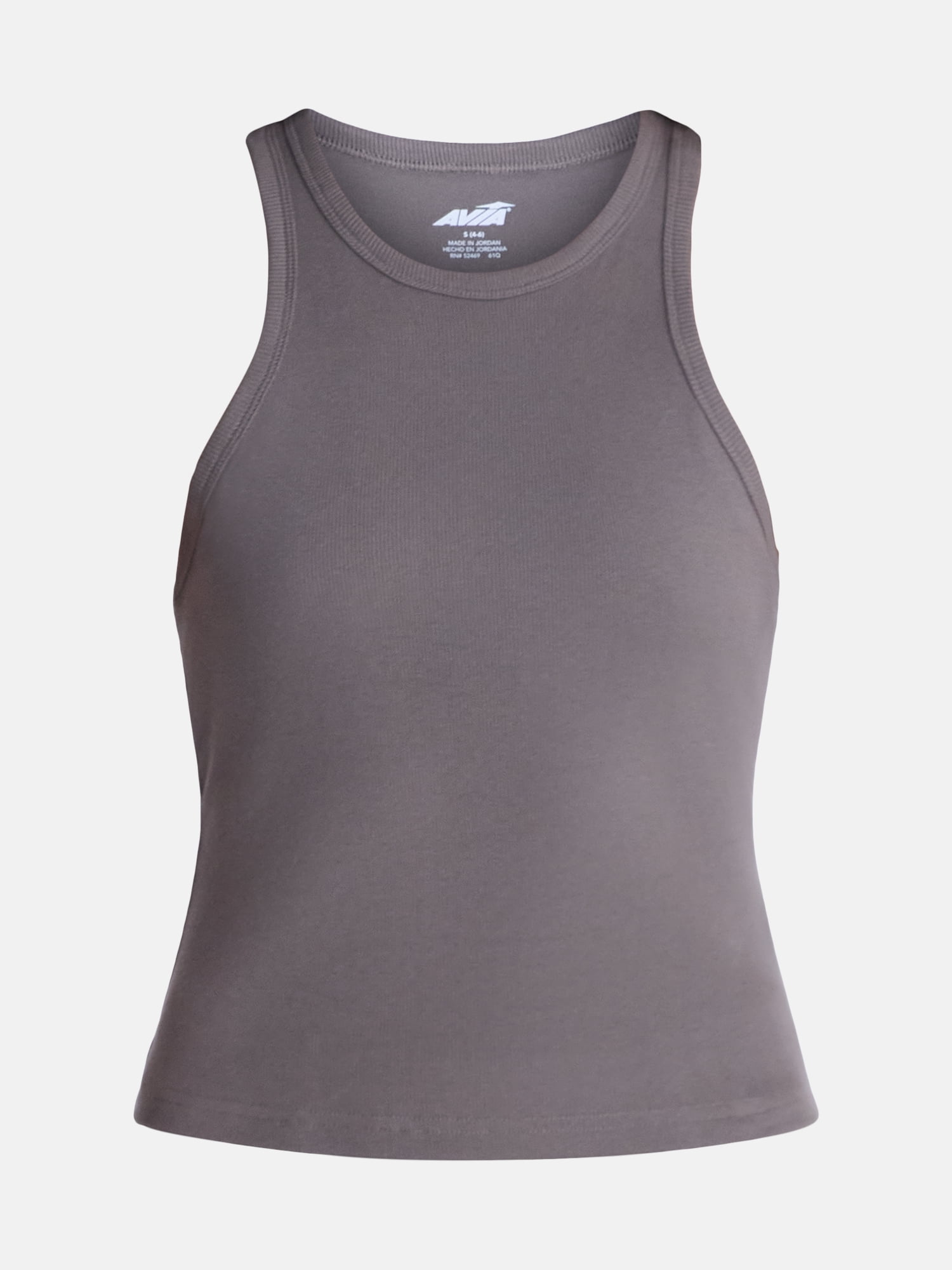 Avia Women’s Cropped Ribbed Tank Top, Sizes XS-XXL