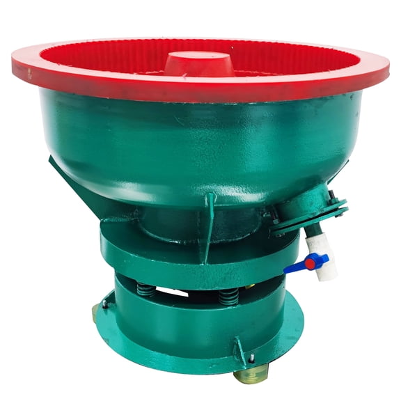 Vibration Deburring Polishing Machine Metal Vibration Polishing Grinding Machine 80L Straight Mouth 220V