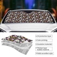 thumbnail image 4 of Kdxio Daisies Flowers Print Front Windshield Sun Shade,Folding Auto Sunshade for Car Truck SUV-Small, 4 of 7