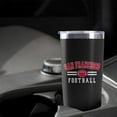 thumbnail image 5 of San Francisco Tumbler with Lids and Straws Insulated Stainless Steel Cup Travel Coffee Mug Football Gifts 20 Oz, 5 of 6