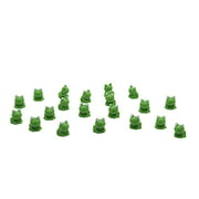 20 Pcs Resin Mini Frogs Green Frog Miniature Figurines Fairy Garden Miniature Moss Landscape DIY Terrarium Crafts Ornament Accessories for Home Dcor