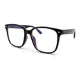 thumbnail image 5 of Classic Nerdy Oversized Horn Rim Blue Light Filter Screen Glasses [Tortoise], 5 of 8