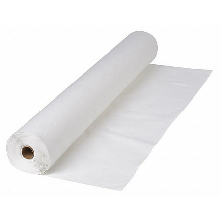 Hoffmaster White Plastic Table Cover Roll, 300ft