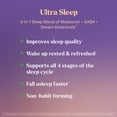 thumbnail image 2 of Natrol Ultra Sleep 3-in-1 Melatonin GABA Dietary Supplement Gummies, 2 of 8