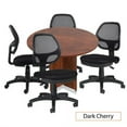 thumbnail image 5 of Round Table 48" with 4 Chairs(G11642B) - Autumn Walnut, 5 of 6