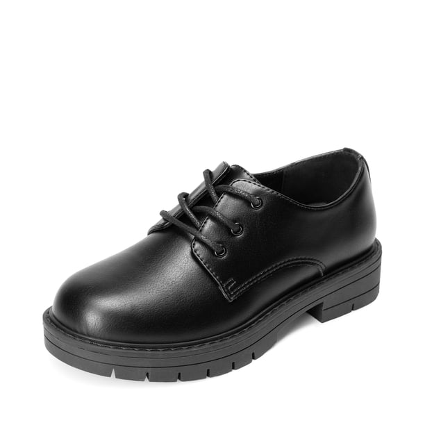 DREAM PAIRS Zapatos de Vestir para Niños y Niñas Zapatos Oxford Uniformes Formales Clásicos con Cordones para Niños