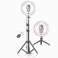 thumbnail image 1 of Lishi 18" LED Ring Light with Tripod Mount for Selfies, 1 of 5