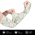 thumbnail image 2 of Kdxio Wildflower Watercolor Print UV Sun Protection Arm Sleeves - Tattoo Cover Up - Basketball Arm Sleeve UPF 50 Cooling for Men Women, 2 of 7