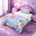 thumbnail image 2 of meiyoeat sea Mermaid Coral Twin Comforter Sets,Ocean Alphabet Letter R Bedding Set,Reversible,2-Piece,1 Comforter and 1 Pillowcase, 2 of 7