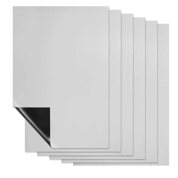 Uxcell Magnetic Dry Erase Board Sheet for Fridge - Kitchen Organizer and Planner Silver