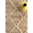 thumbnail image 2 of nuLOOM Lena Tassel Jute Area Rug, 7' 6" x 9' 6", Natural, 2 of 5