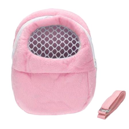 Spring hue Portable Small Pet Carrier Hamster Travel Warm Bag Bed