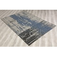 thumbnail image 7 of Rug Branch Contemporary Abstract Splash Blue Beige Indoor/ Outdoor Doormat Rug - 3x5, 7 of 7