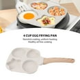 thumbnail image 4 of 4 Cups Frying Pan, Corrosion Resistance Induction Cooker Pan Oil Free Cooking  For Eggs Pancake Burger, 4 of 8