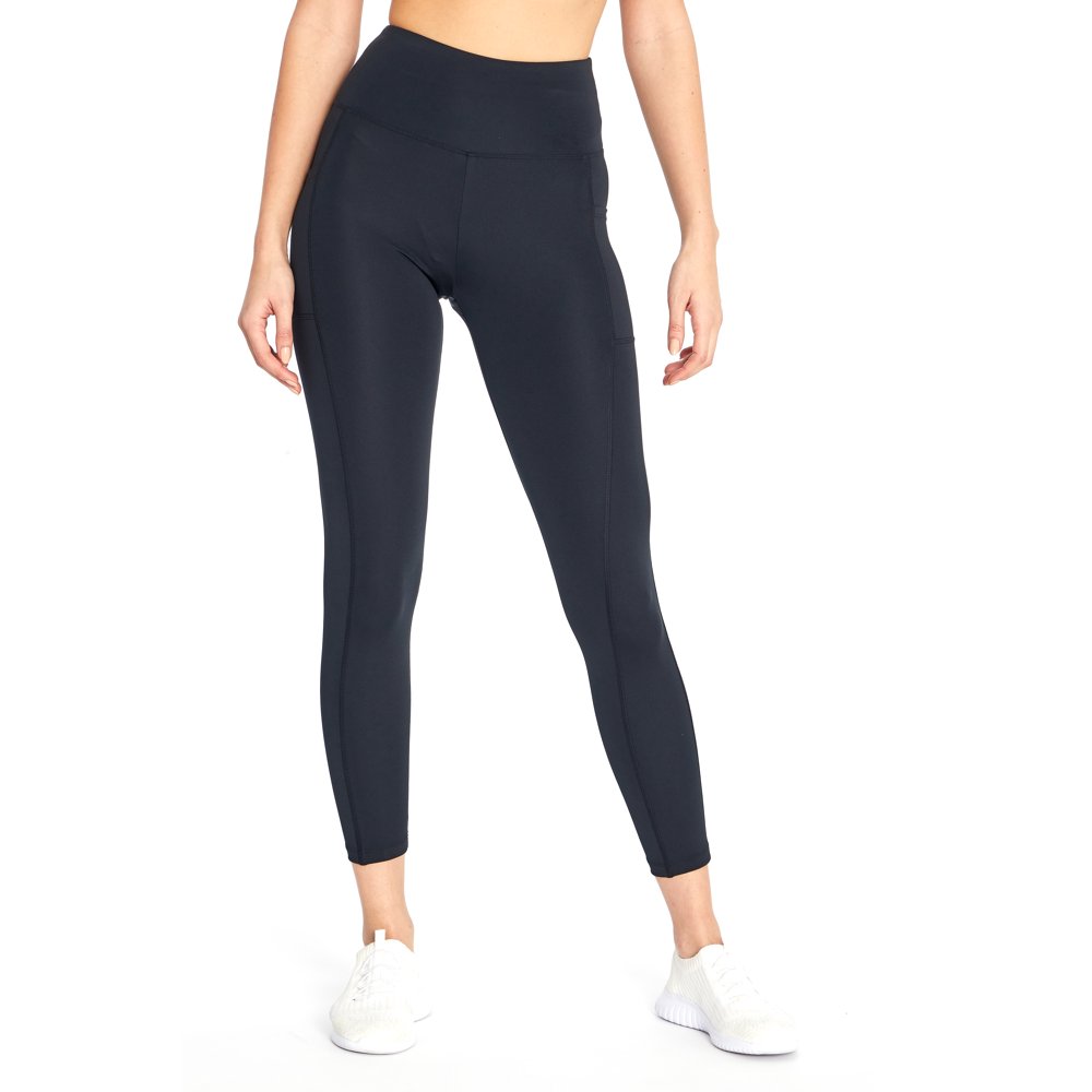 Bally Total Fitness High Rise Pocket Ankle Legging