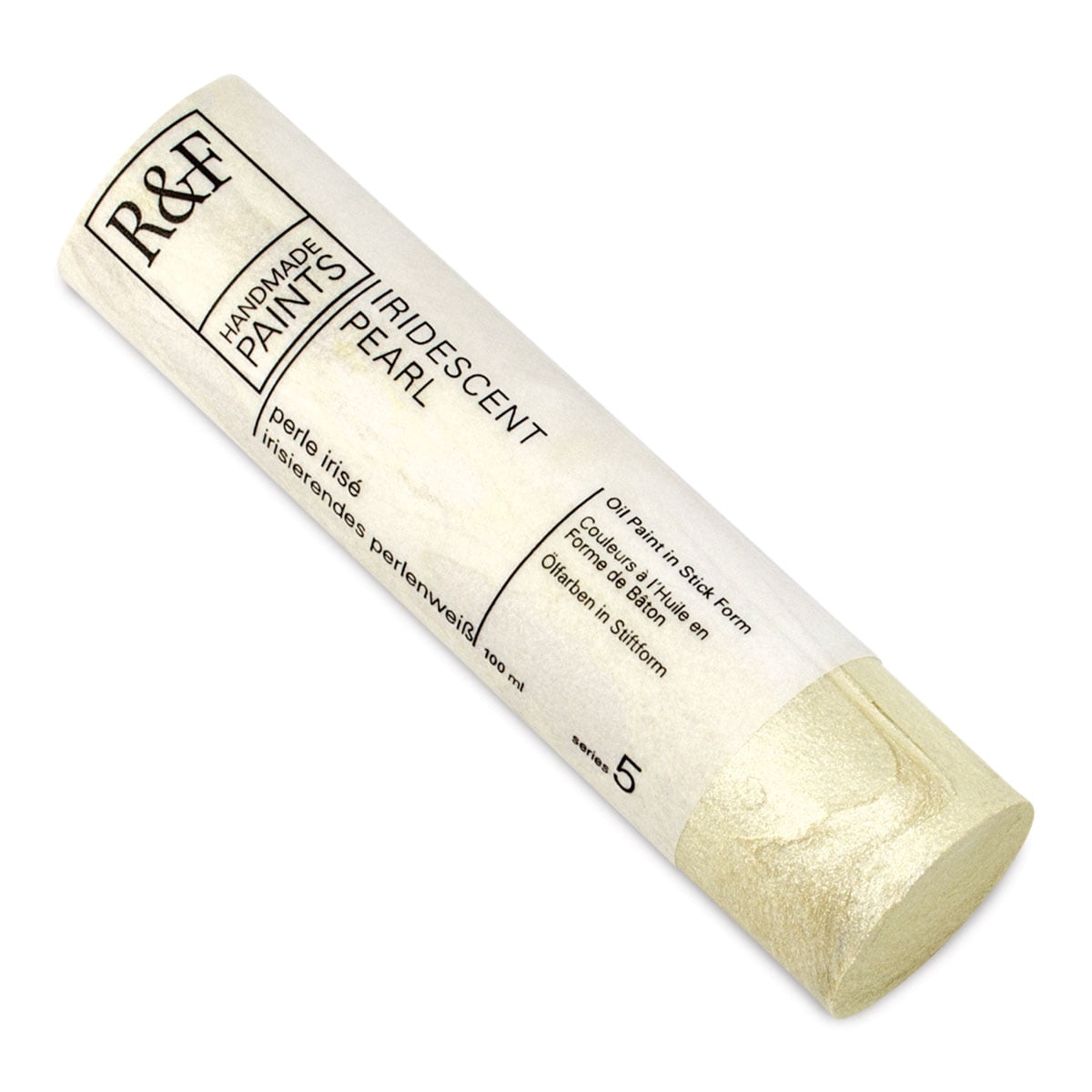 R&F Handmade Paints Pigment Stick, 100ml, Iridescent Pearl