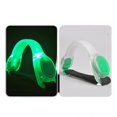 thumbnail image 2 of Brazalete con luz LED premium de 4 piezas, correa de cinturón para correr de silicona ajustable y reflectante/resistente al agua que brilla en la oscuridad (verde), 2 of 4